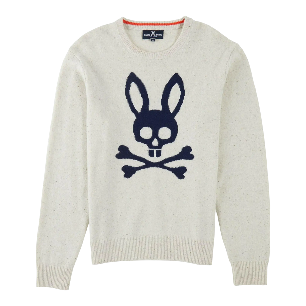 メンズウェア Psycho Bunny Multiple Type Crew Knit MENS BLACK KINGSTON SWEATSHIRT | PSYCHO BUNNY