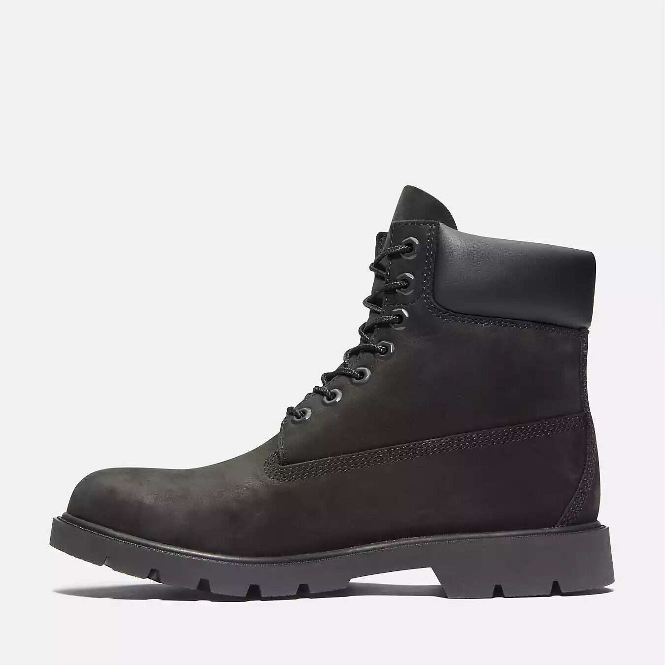 Timberland Classic Combat Boot Men's Black Leather 6-Inch Waterproof