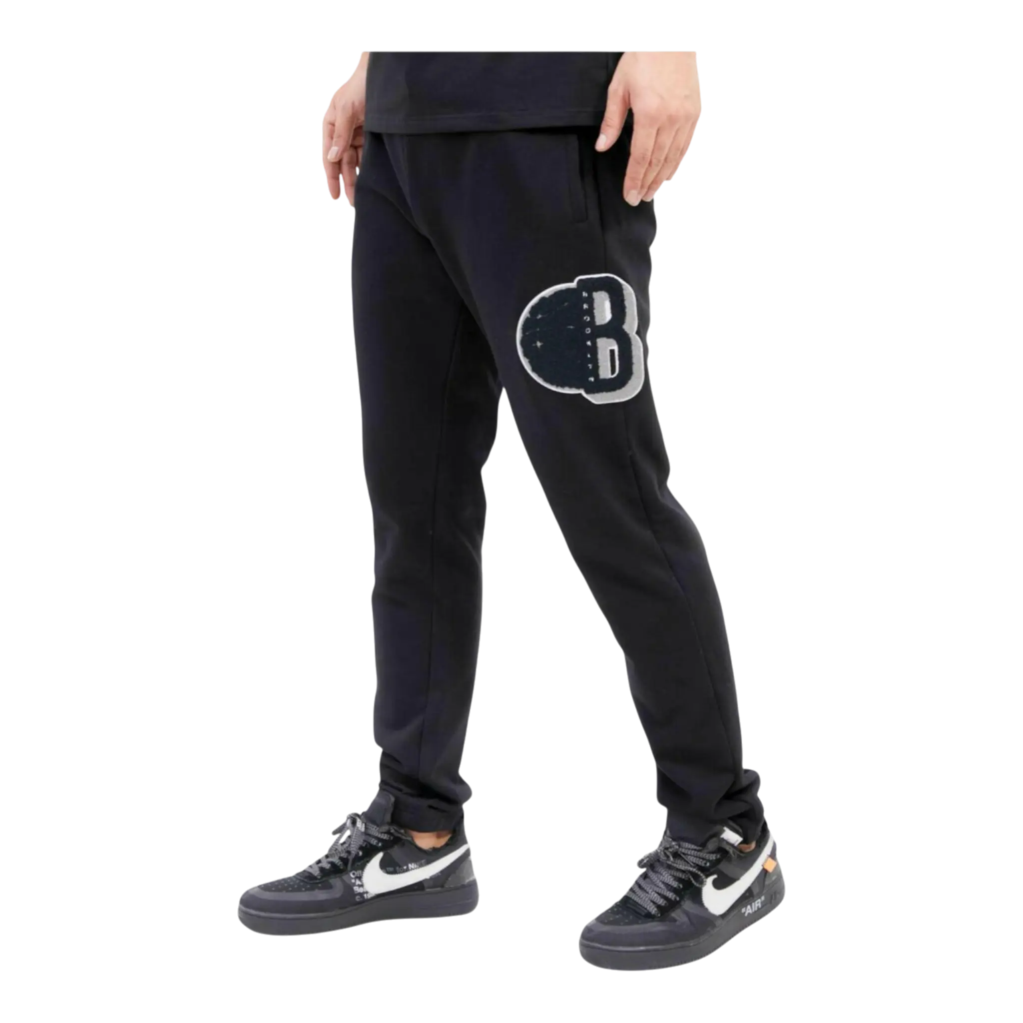 Pro Standard NBA Brooklyn Nets Mash Up Logo Men's Sweatpants Pro Standard