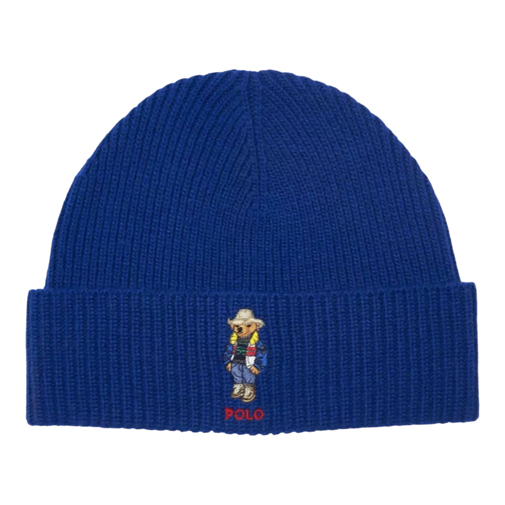 Polo Ralph Lauren Solid Holiday Bear Rib-Knit Beanie Polo Ralph Lauren