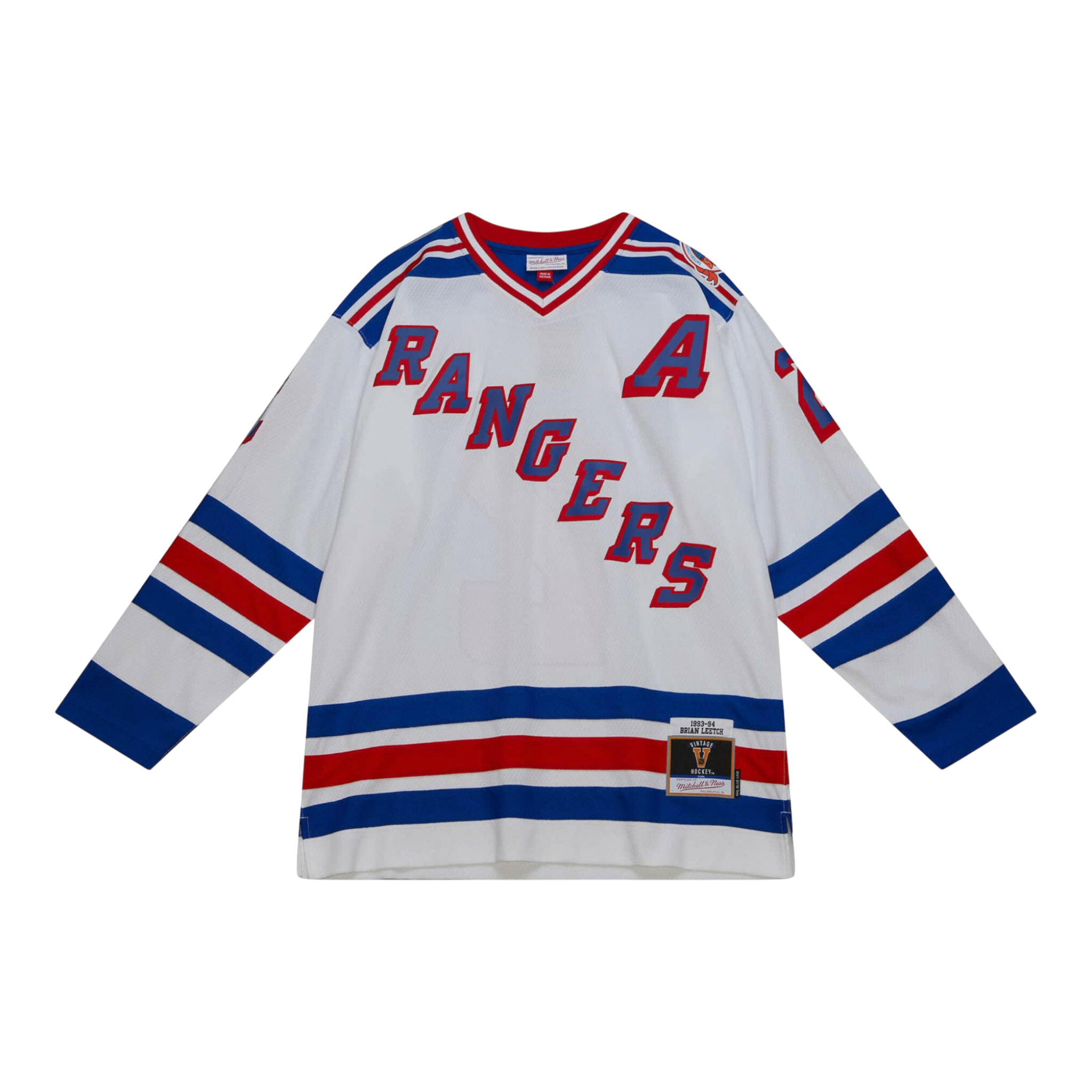 Mitchell & Ness Blue Line Brian Leetch New York Rangers 1993 Jersey Mitchell & Ness