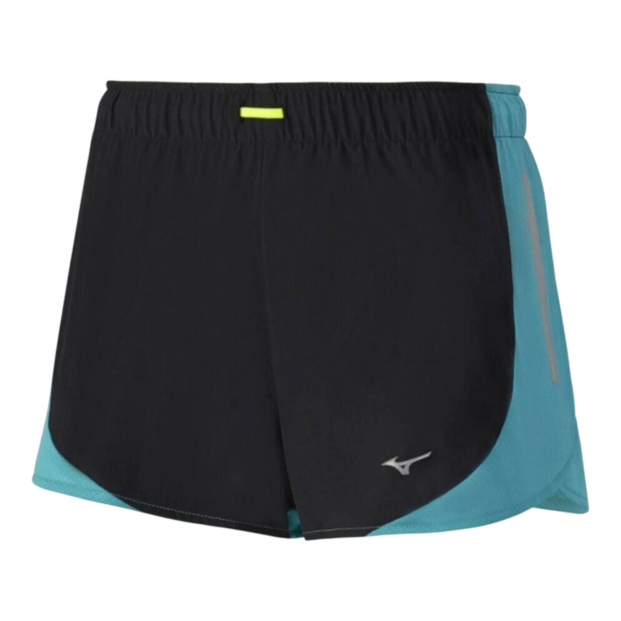 Mizuno Aero Square 2.5 Running Shorts Women's Black Blue Polyester Mizuno
