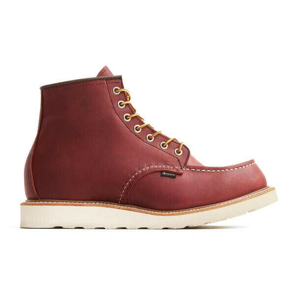Red Wing Classic 8864 Mens Russet Taos Leather Waterproof Gore-Tex Moc Toe Boots.