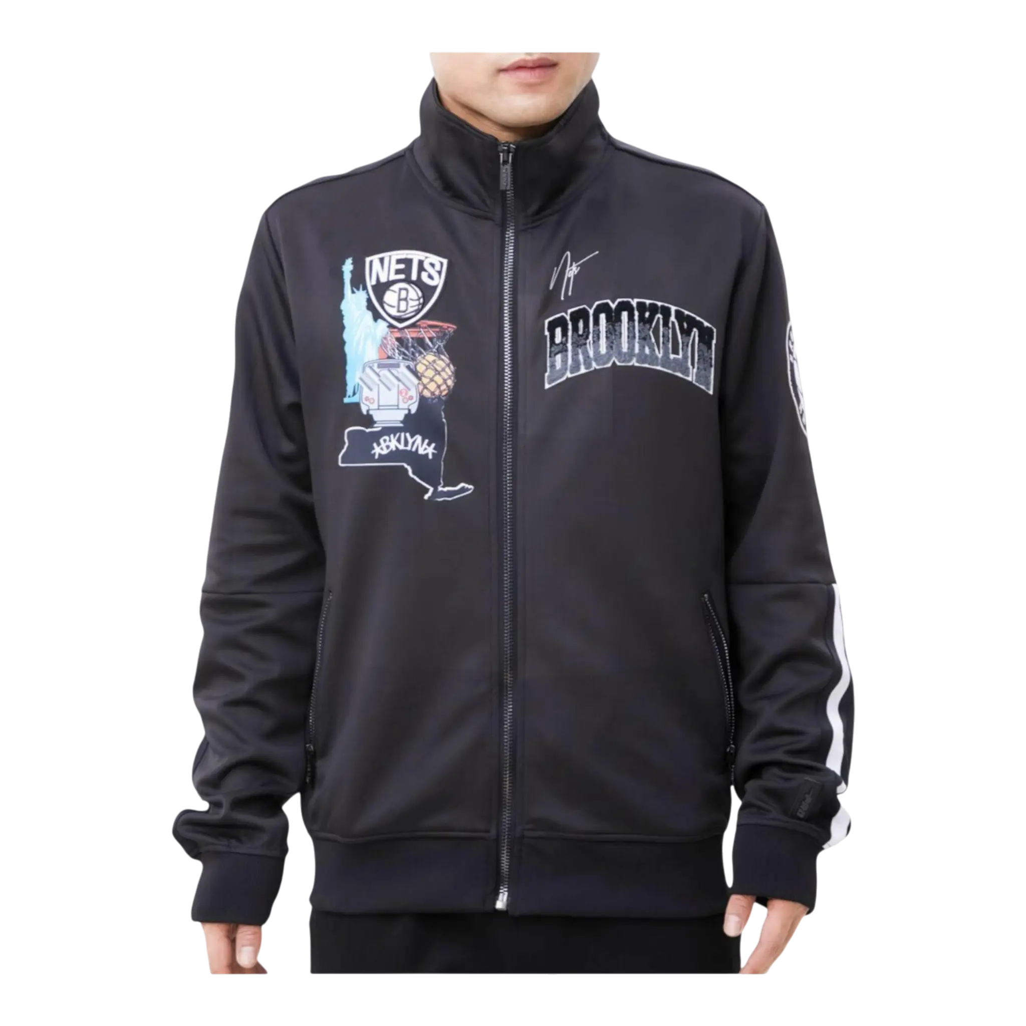 Pro Standard NBA Brooklyn Nets Home Town Track Jacket Pro Standard
