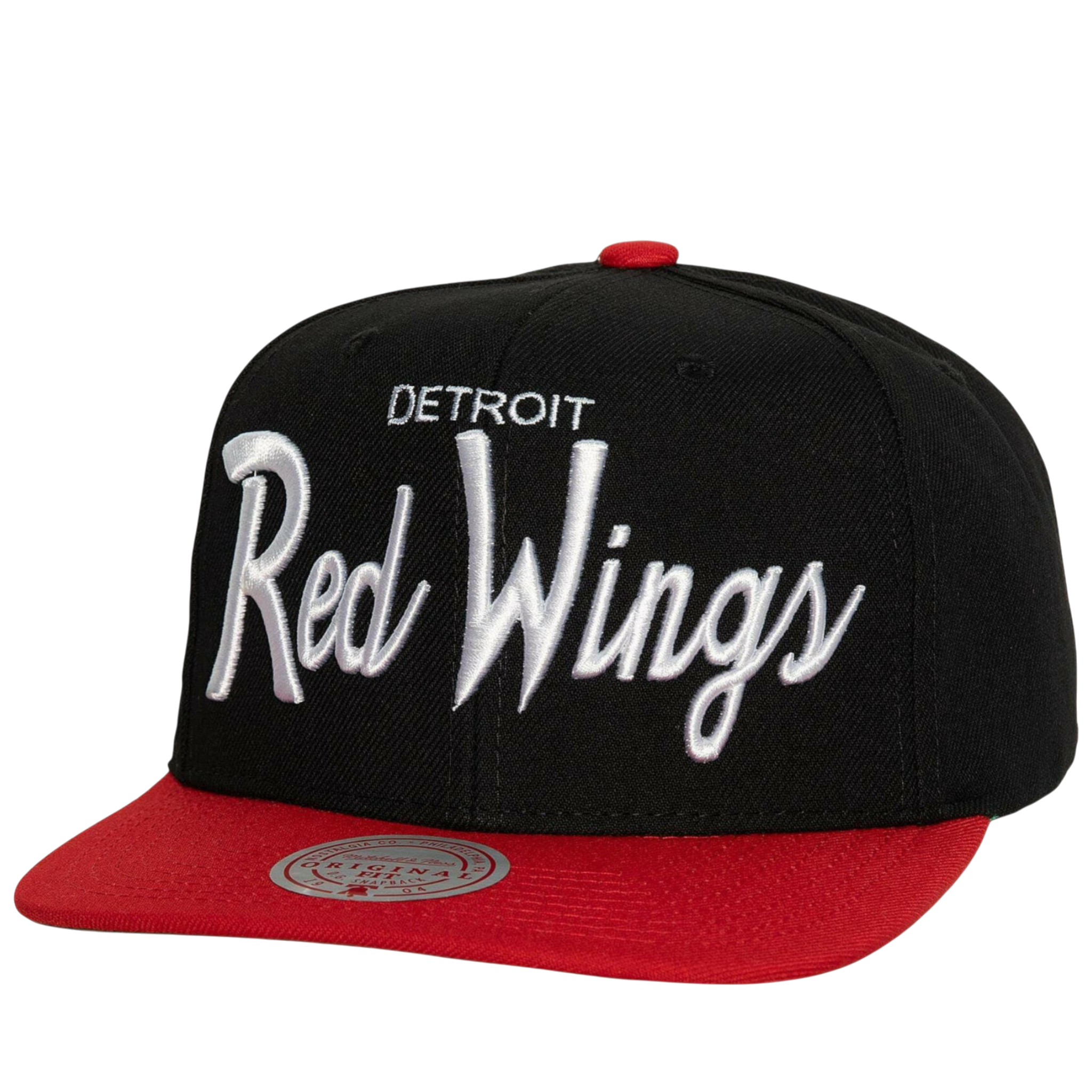 Mitchell & Ness NHL Detroit Red Wings Vintage Script Snapback Hat Mitchell & Ness