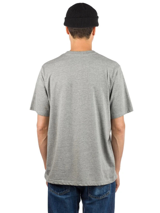Dickies T-Shirt Men's Gray Horseshoe Logo Crew Neck Short Sleeve Pullover