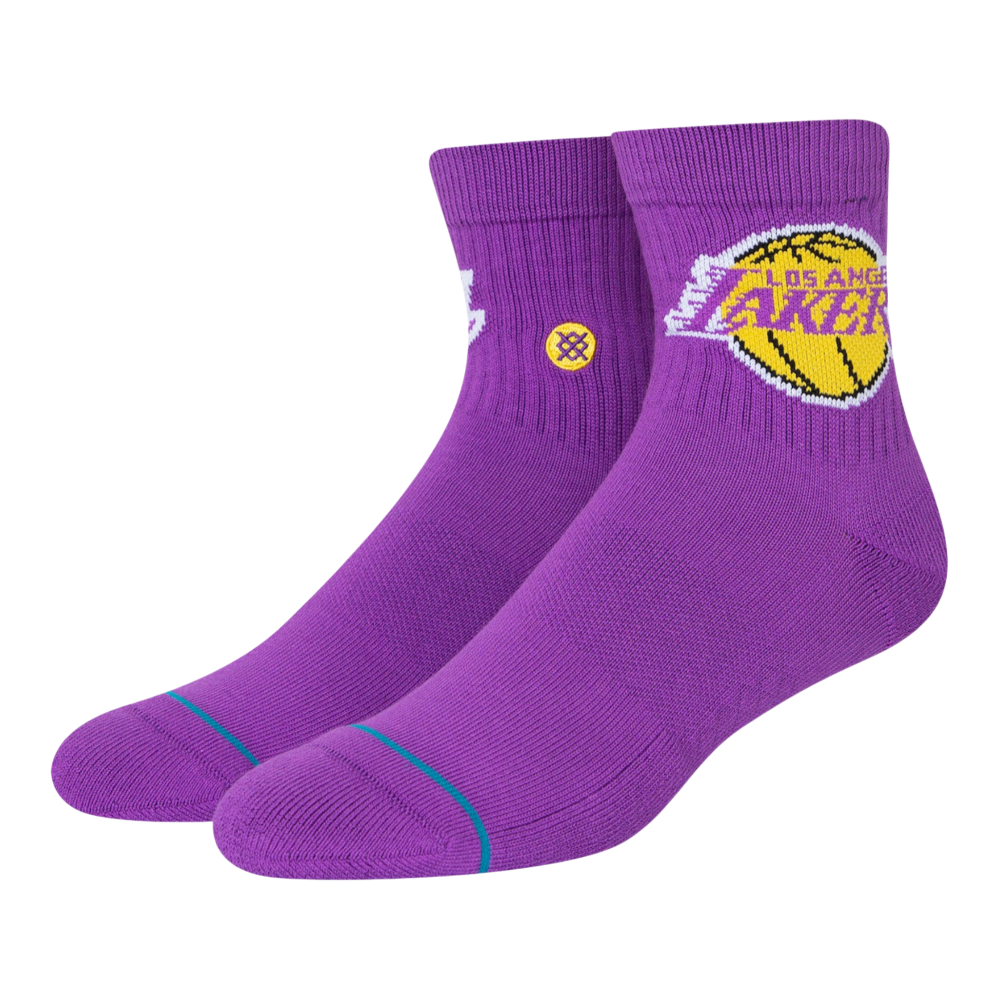 Stance x NBA Los Angeles Lakers Quarter Ankle Socks Stance