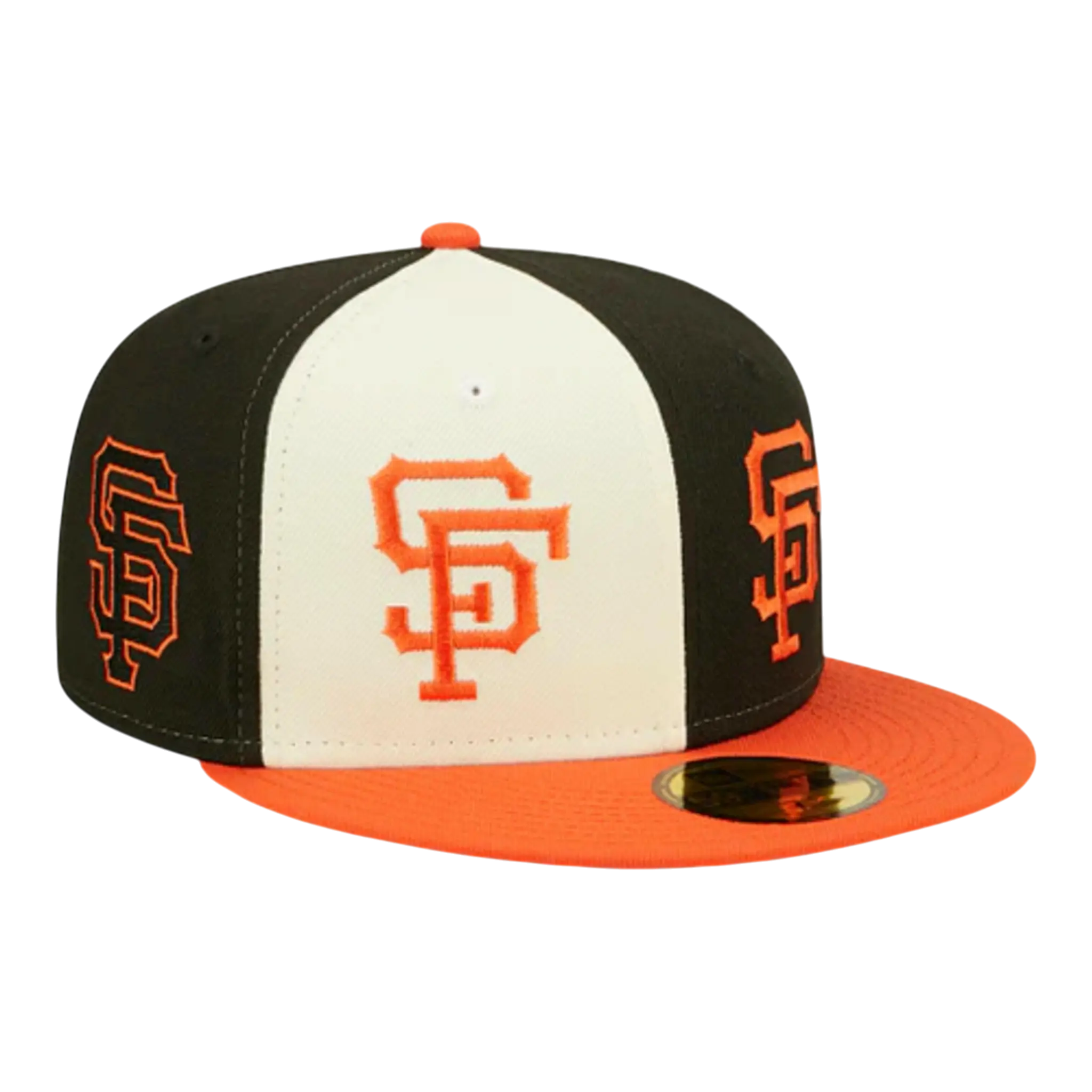 New Era 59Fifty MLB San Francisco Giants Logo Pinwheel Fitted Hat New Era