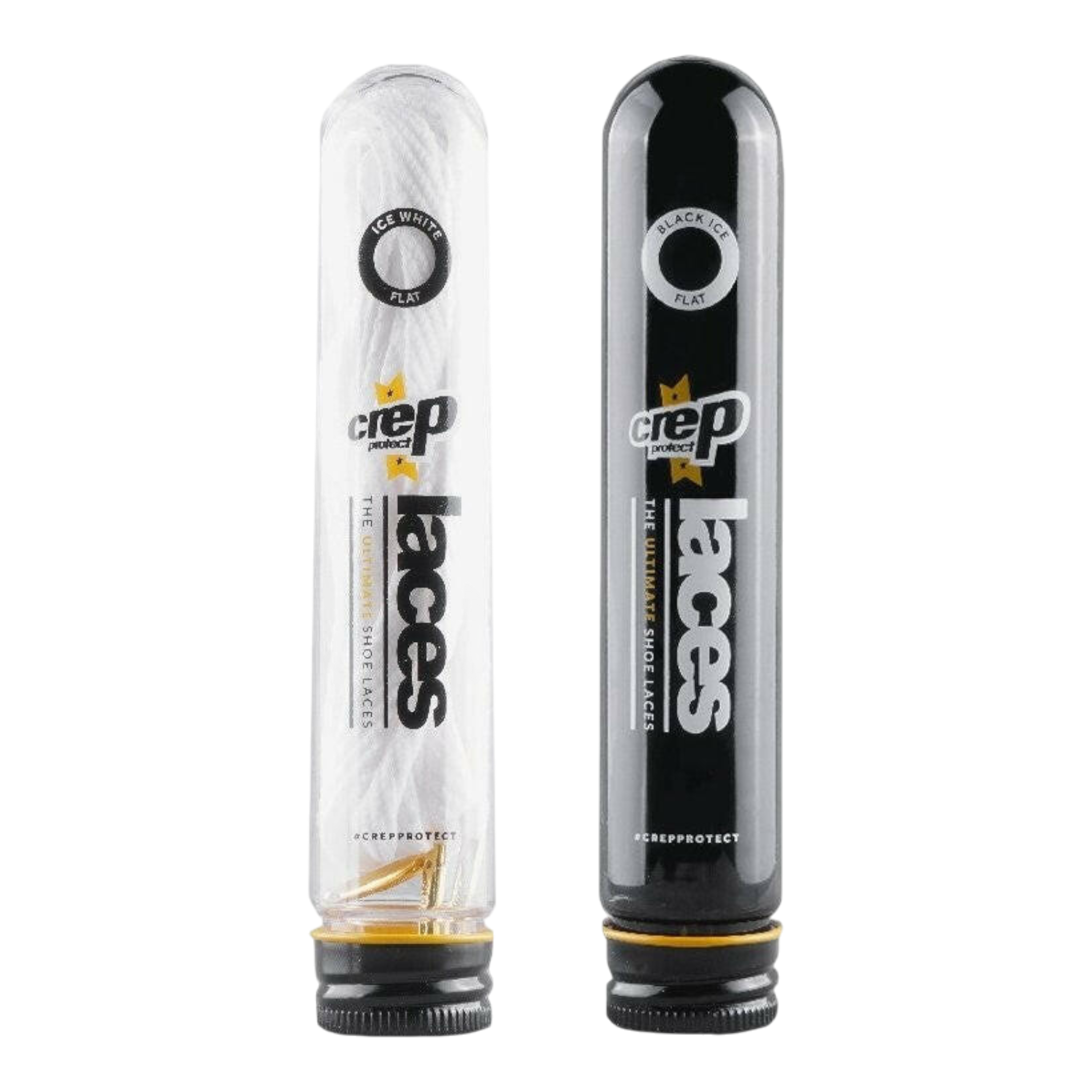 Crep Protect The Ultimate Round Shoe Laces White Black Stylish Sneaker Fit Crep Protect
