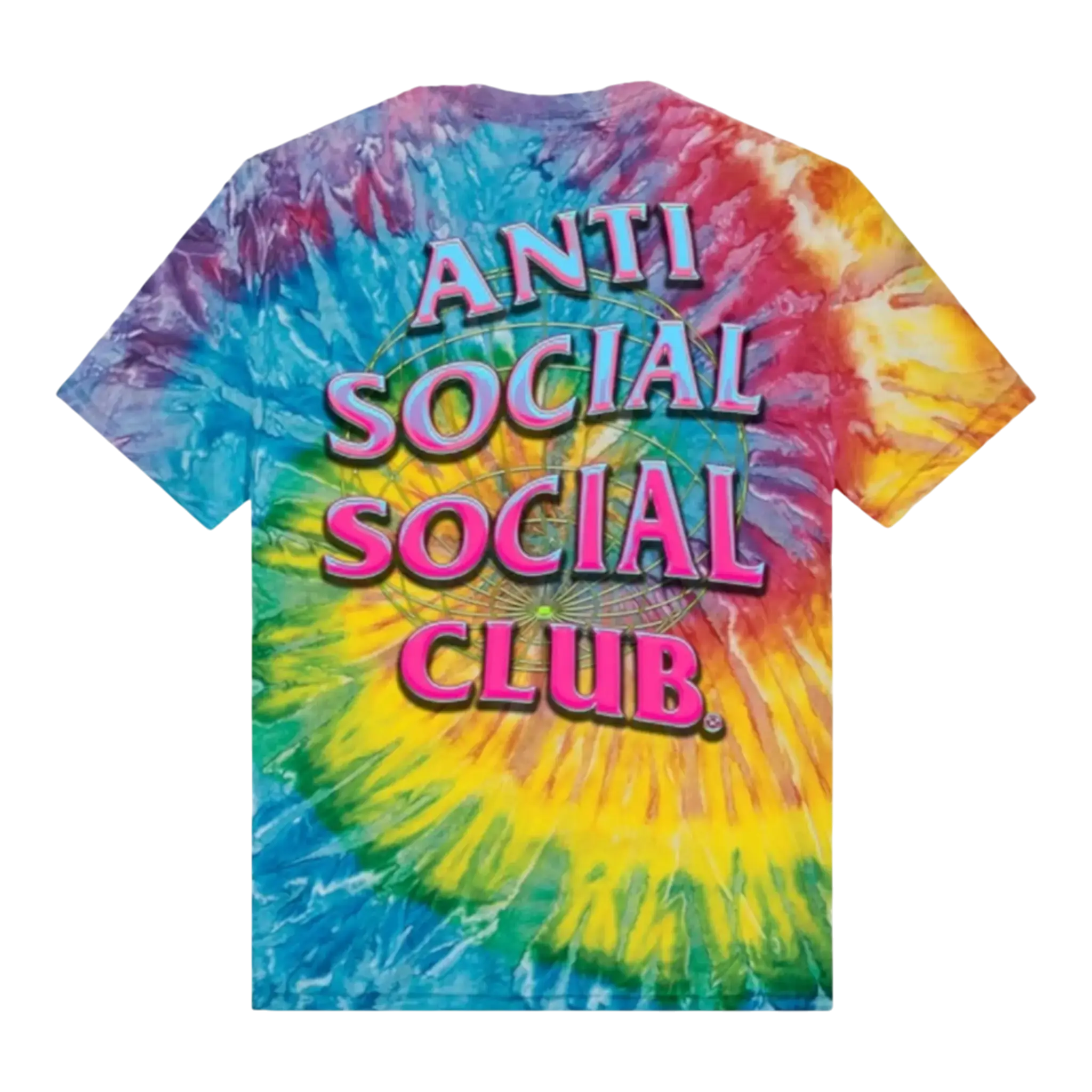 Anti Social Social Club Technologies Inc. 2001 Tie Dye Men T-Shirt Multi Anti Social Social Club