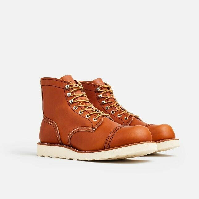 Red Wing Iron Ranger 8089 6" Boots Men's Oro-Legacy Oiled Leather Traction Tred.