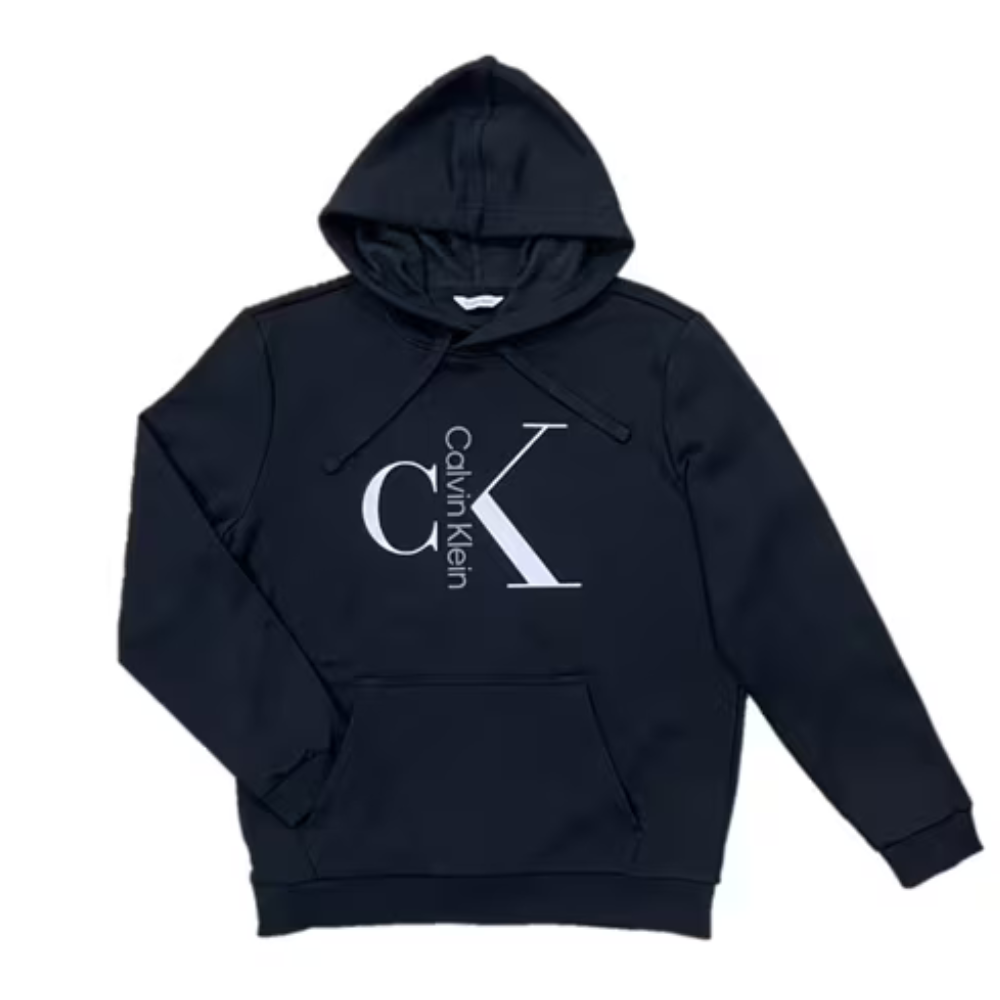 Calvin Klein Men's Logo Print Long Sleeve Pullover