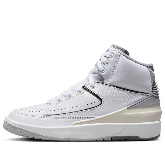 Air Jordan 2 Retro Basketball Shoes Unisex Kids Size 3 Cement Gray