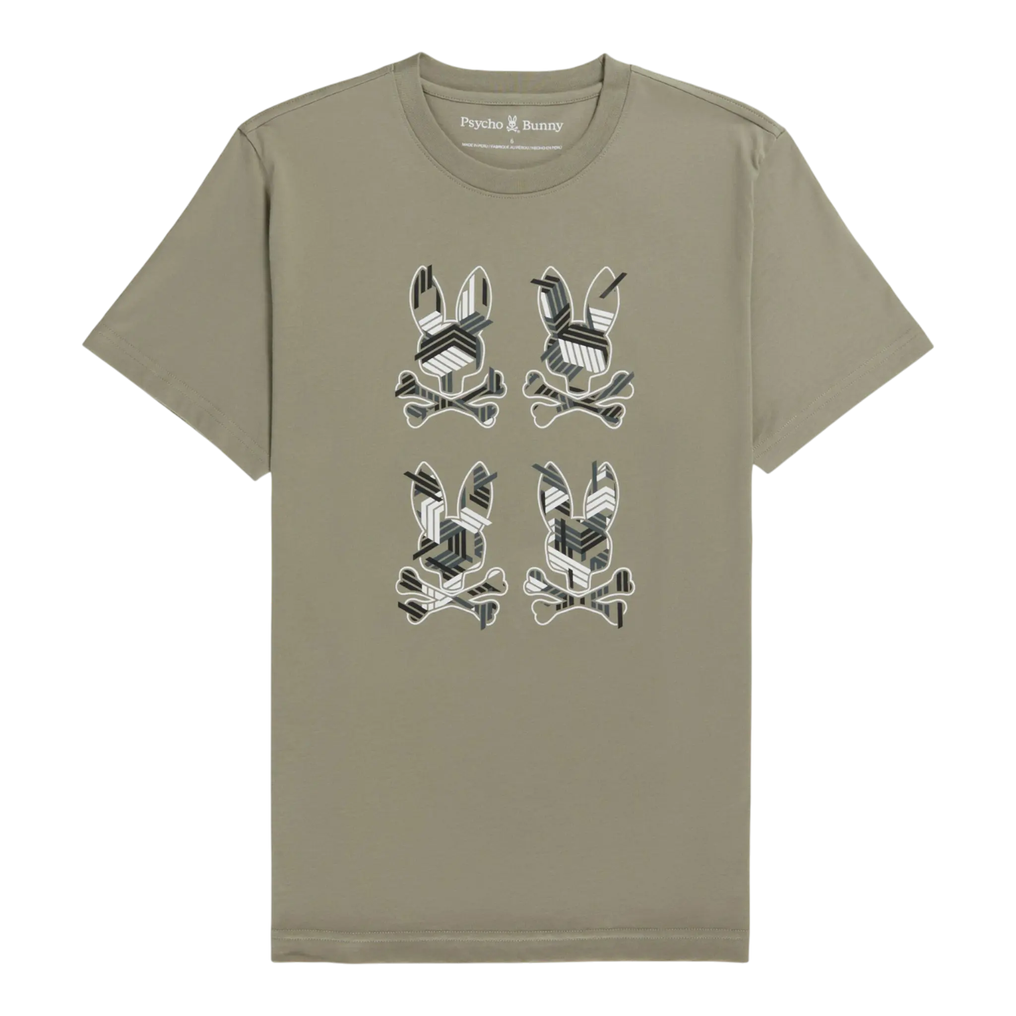 Psycho Bunny Plaza Graphic Men's Tee Shirt Psycho Bunny
