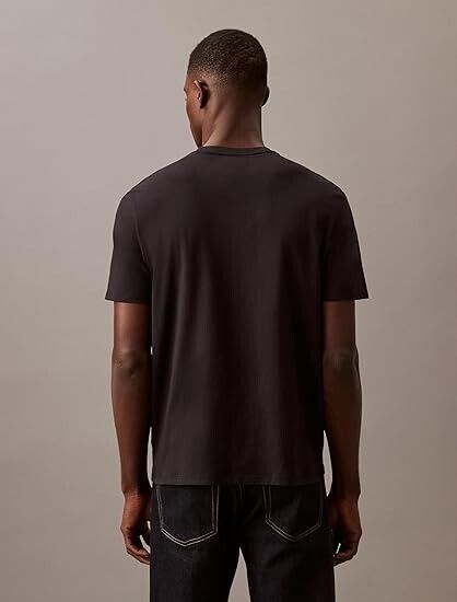 Calvin Klein 40BM806-001 T-Shirt Men's Black NYC Since 1968 Graphic Short Sleeve