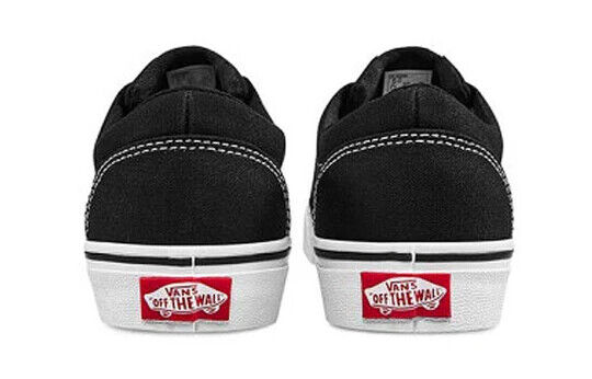 Vans Doheny Women's Black White Canvas Low Top Skateboard Shoes