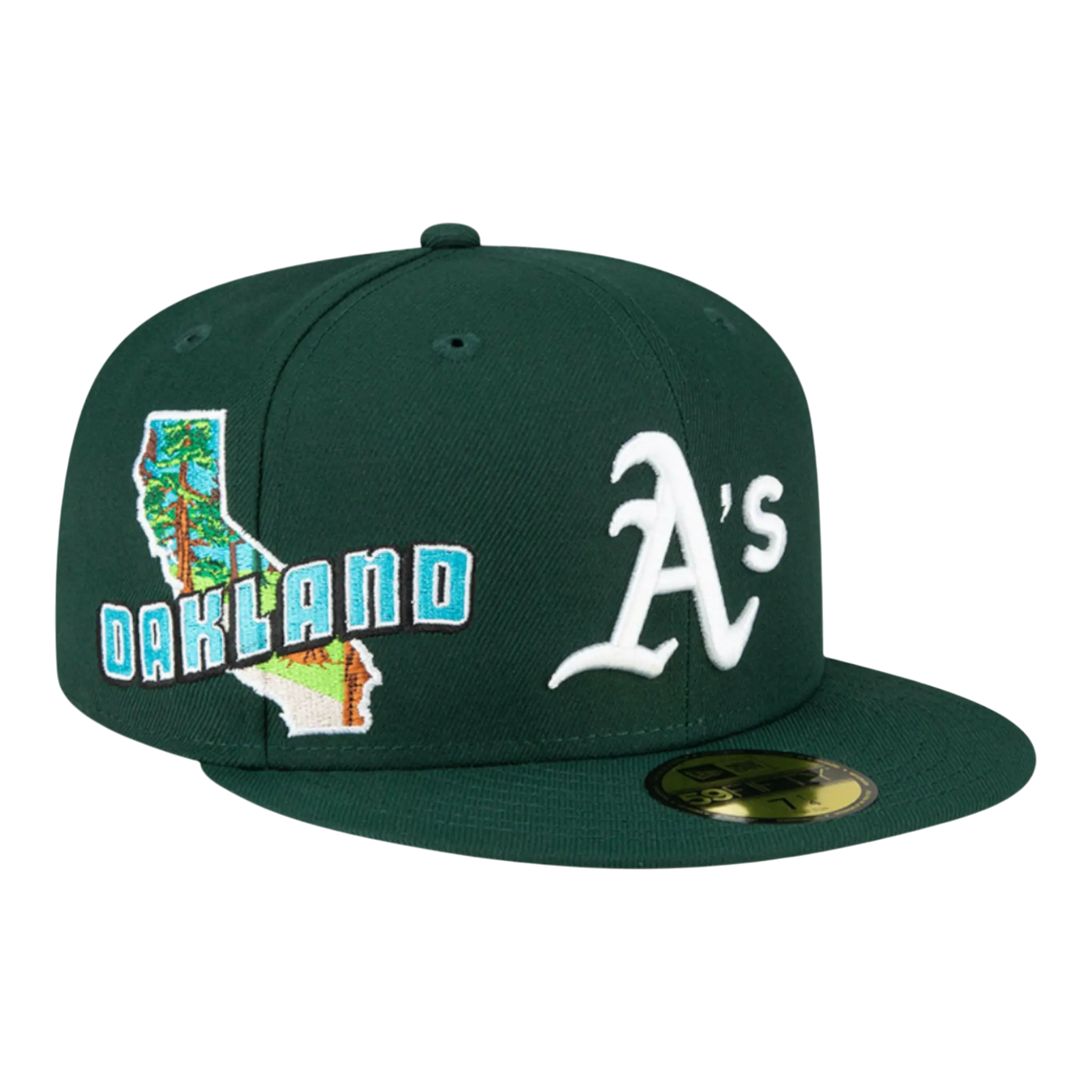 New Era 59Fifty MLB Oakland Athletics Stateview Fitted Hat New Era