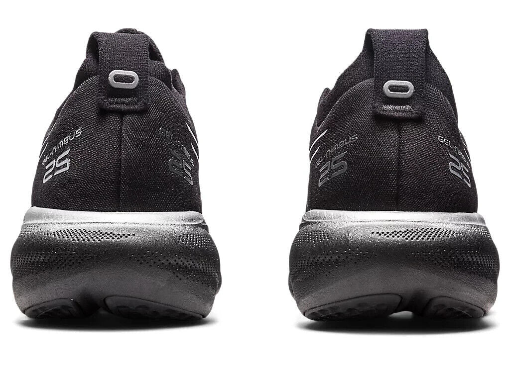 Asics Gel-Nimbus 25 Platinum Sneaker Women's Black Running Shoes