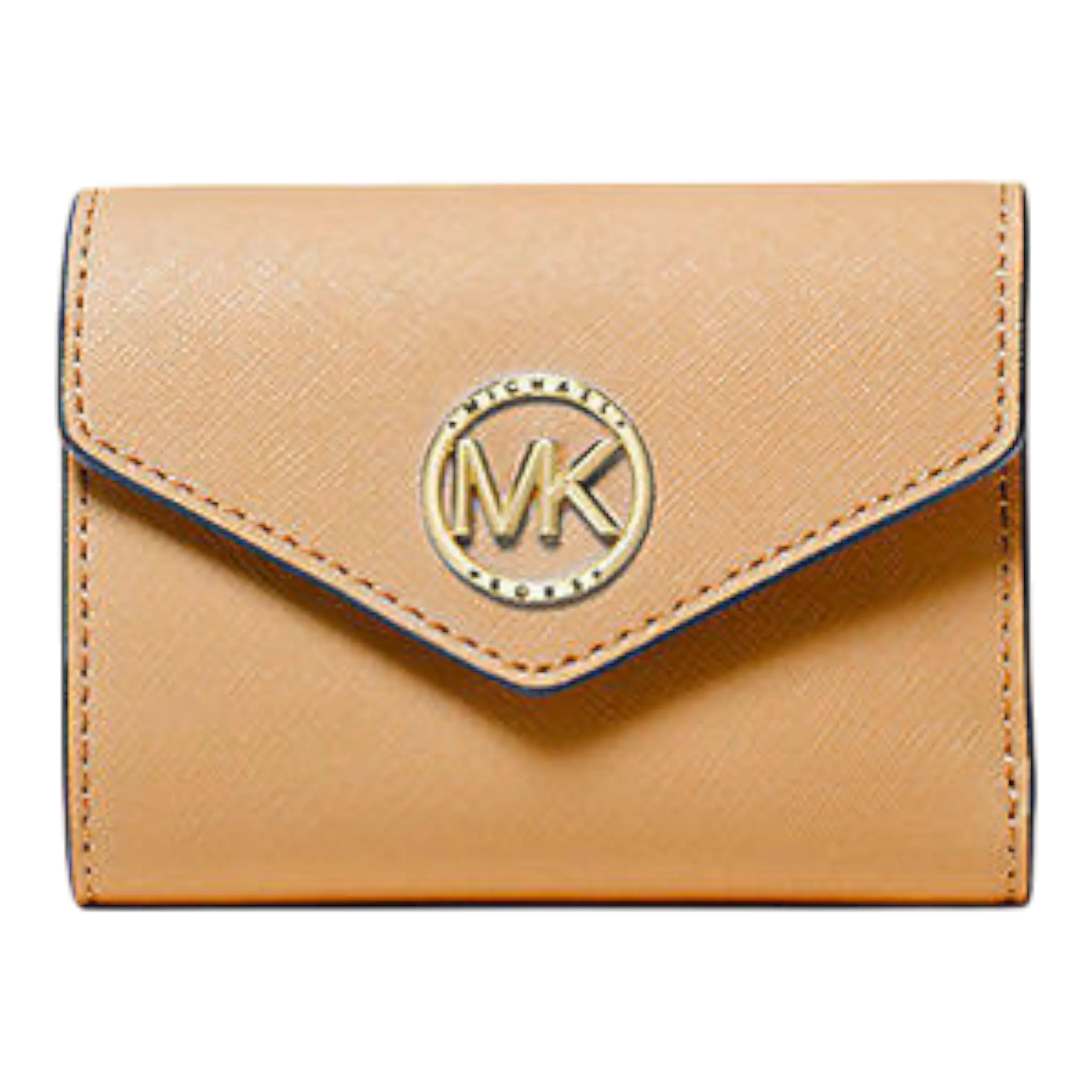Michael Kors Greenwich Envelope Wallet Women's M Camel Tri-Fold Michael Kors