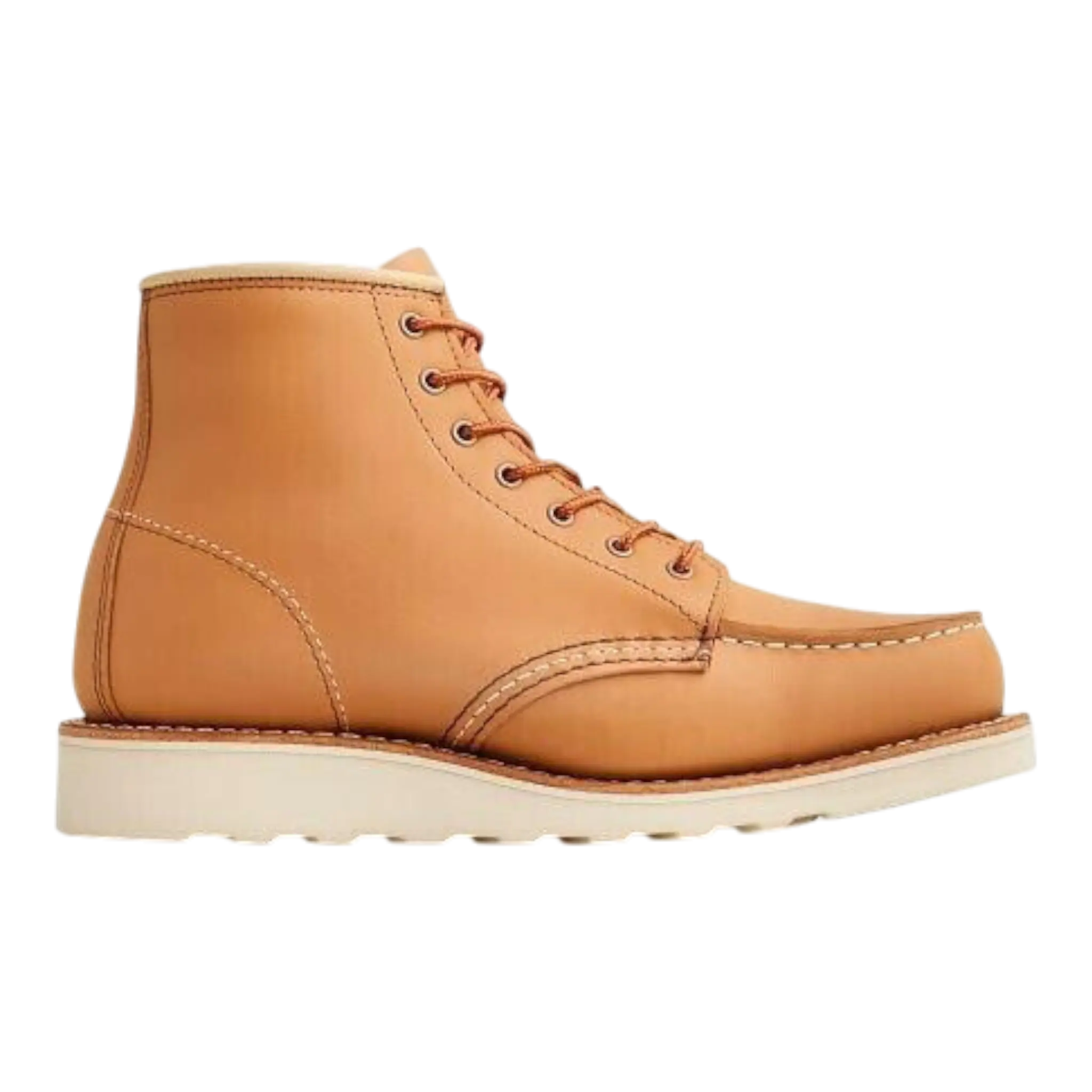 Red Wing Heritage Classic 3383 Women's Tan Leather Moc Toe 6-Inch Ankle Boots Red Wing Shoes