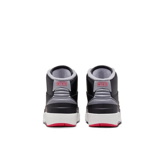 Air Jordan 2 Retro Sneaker Little Kids Black High Top Casual Shoes