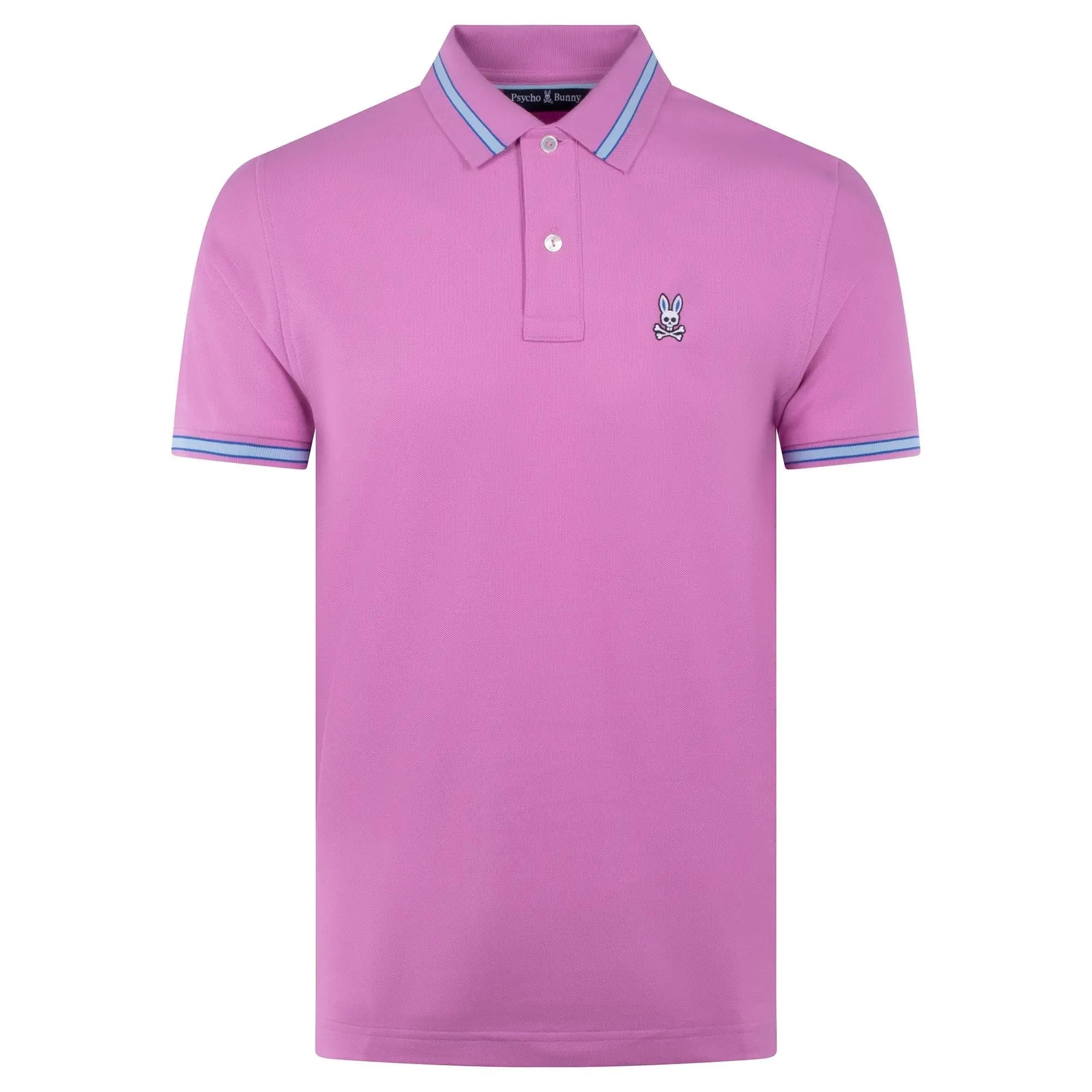Psycho Bunny Irving Pique Polo Men’s Shirt – Violet Psycho Bunny