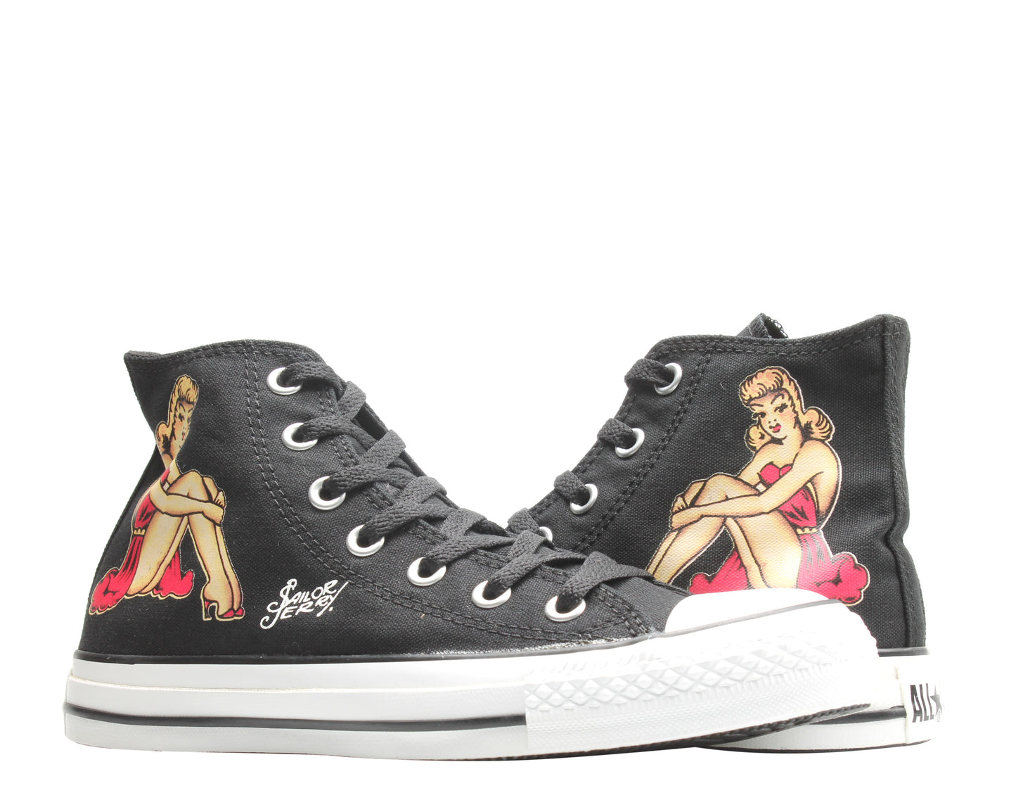Converse Chuck Taylor All Star Sailor Jerry Pin-Up Hi Sneakers