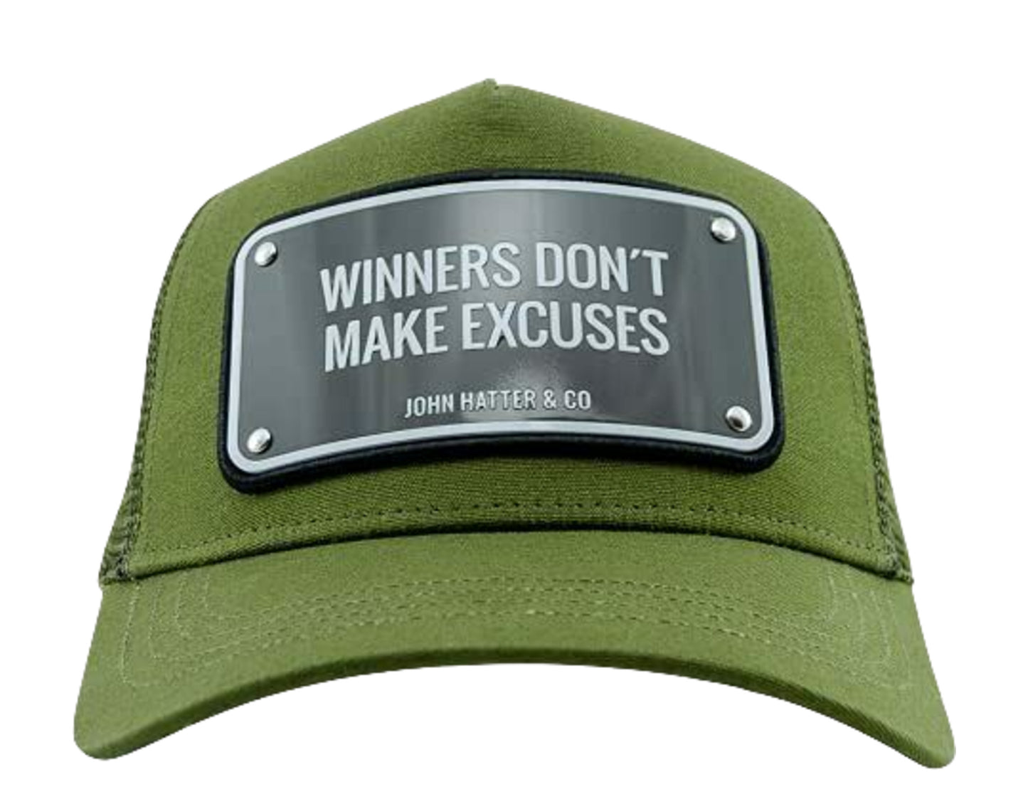 John Hatter & Co Winners Don't Make Excuses Trucker Hat