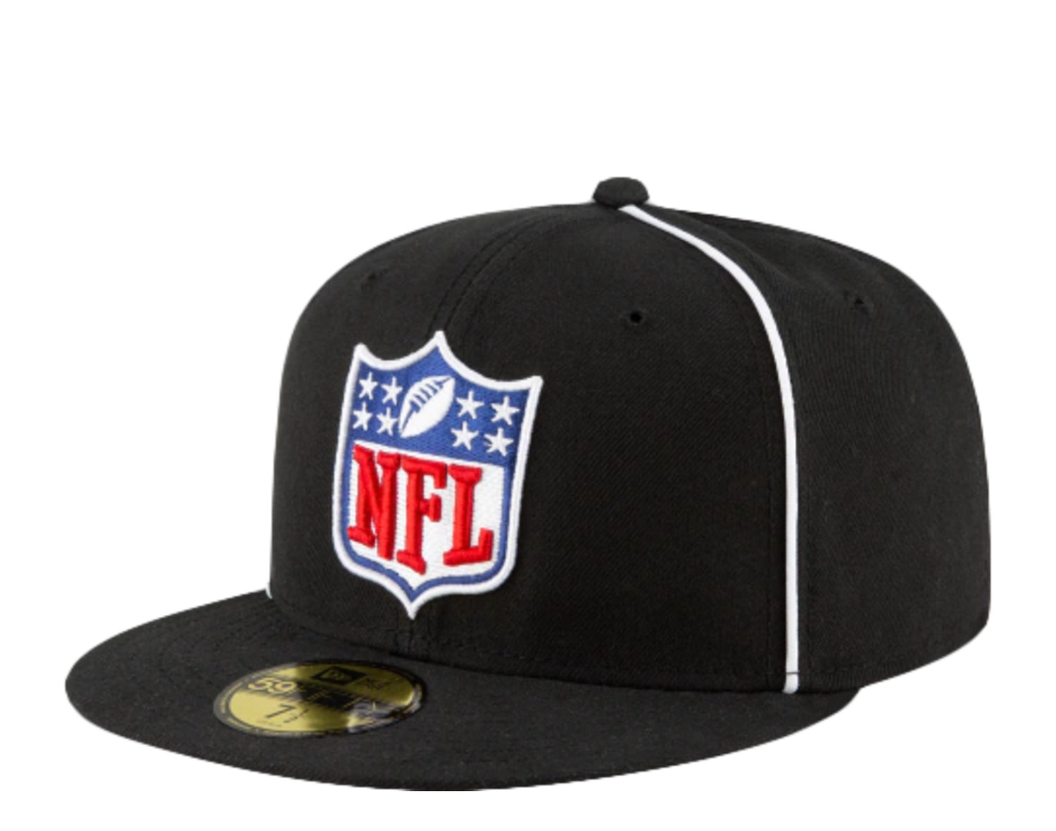 New Era 59Fifty NFL Officials Shield Logo On Field Fitted Hat