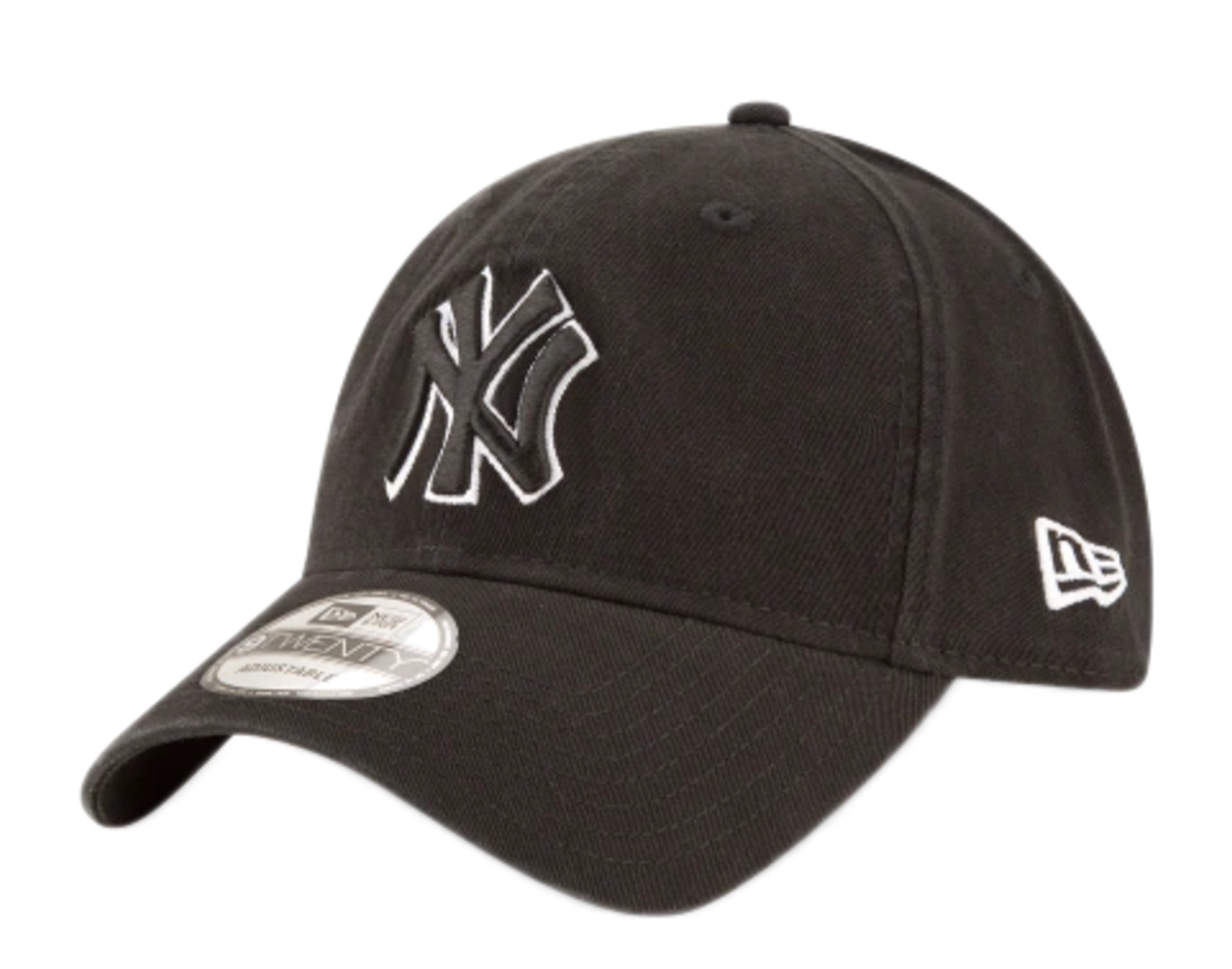New Era 9Twenty New York Yankees Core Classic Black Adjustable Dad Hat