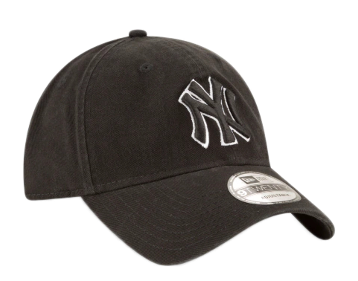 New Era 9Twenty New York Yankees Core Classic Black Adjustable Dad Hat