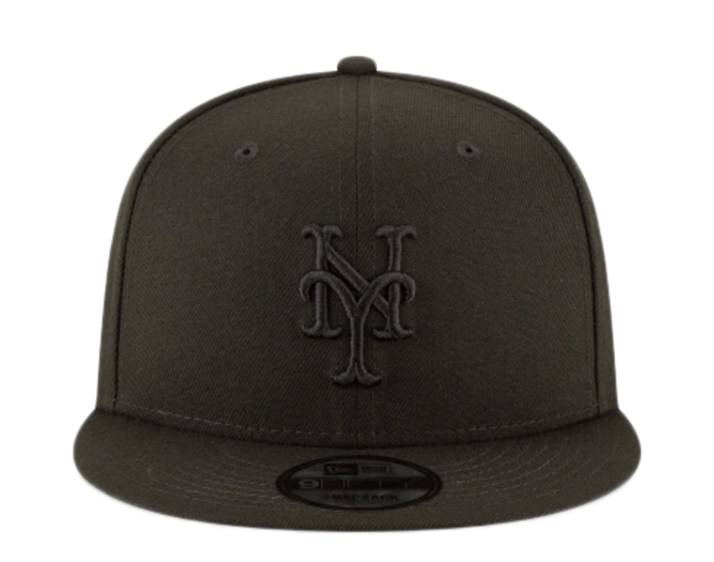 New Era 9Fifty MLB New York Mets Blackout Basic Snapback Hat