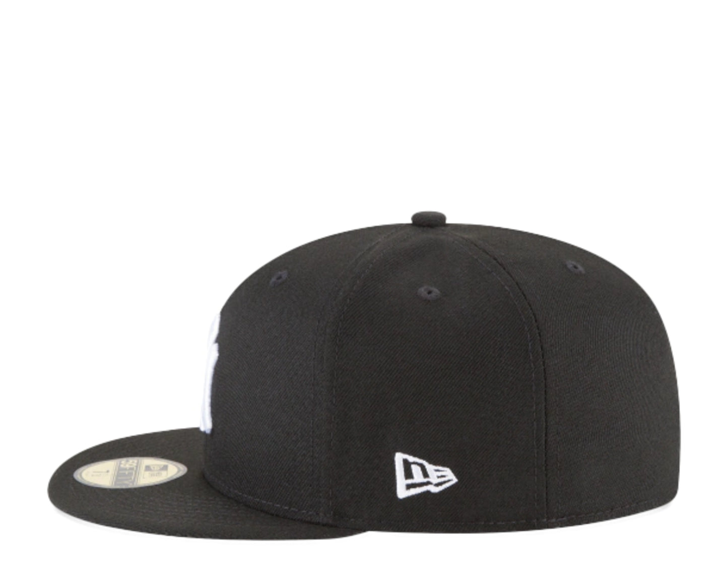 New Era 59Fifty MLB New York Yankees Black And White Basic Fitted Hat