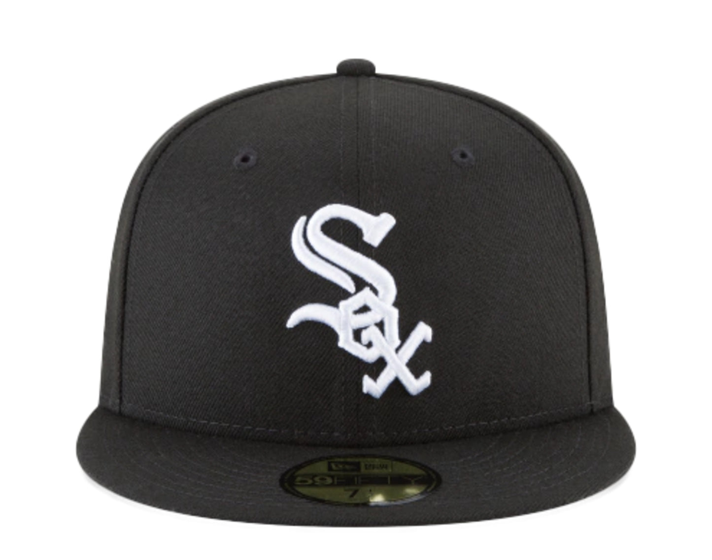 New Era 59Fifty MLB Chicago White Sox Black And White Basic Fitted Hat