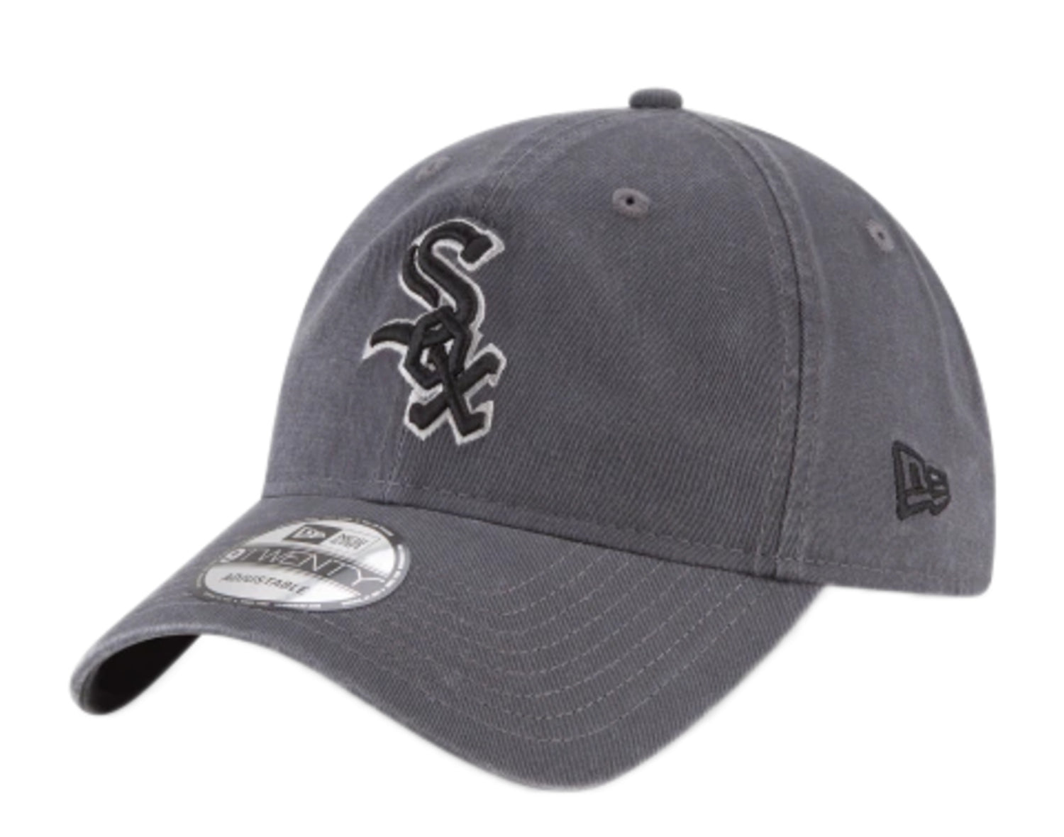 New Era 9Twenty Chicago White Sox Graphite Core Classic Adjustable Dad Hat