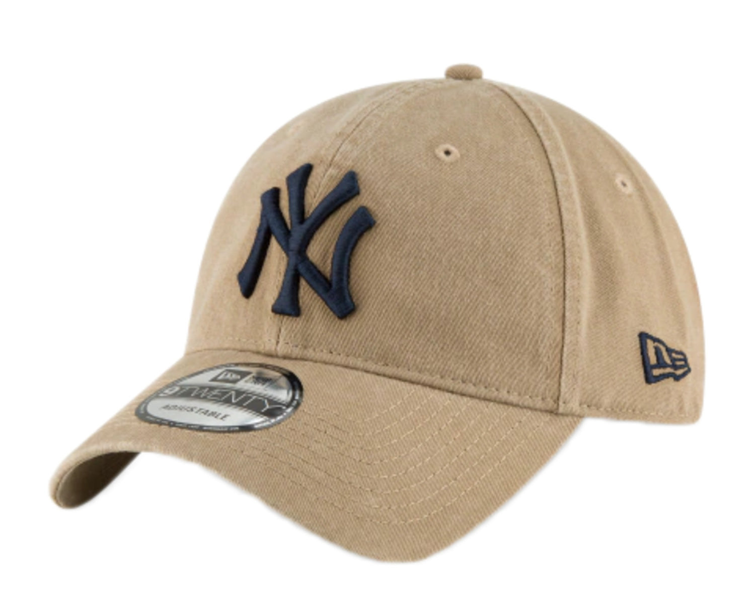 New Era 9Twenty New York Yankees Khaki Core Classic Adjustable Dad Hat