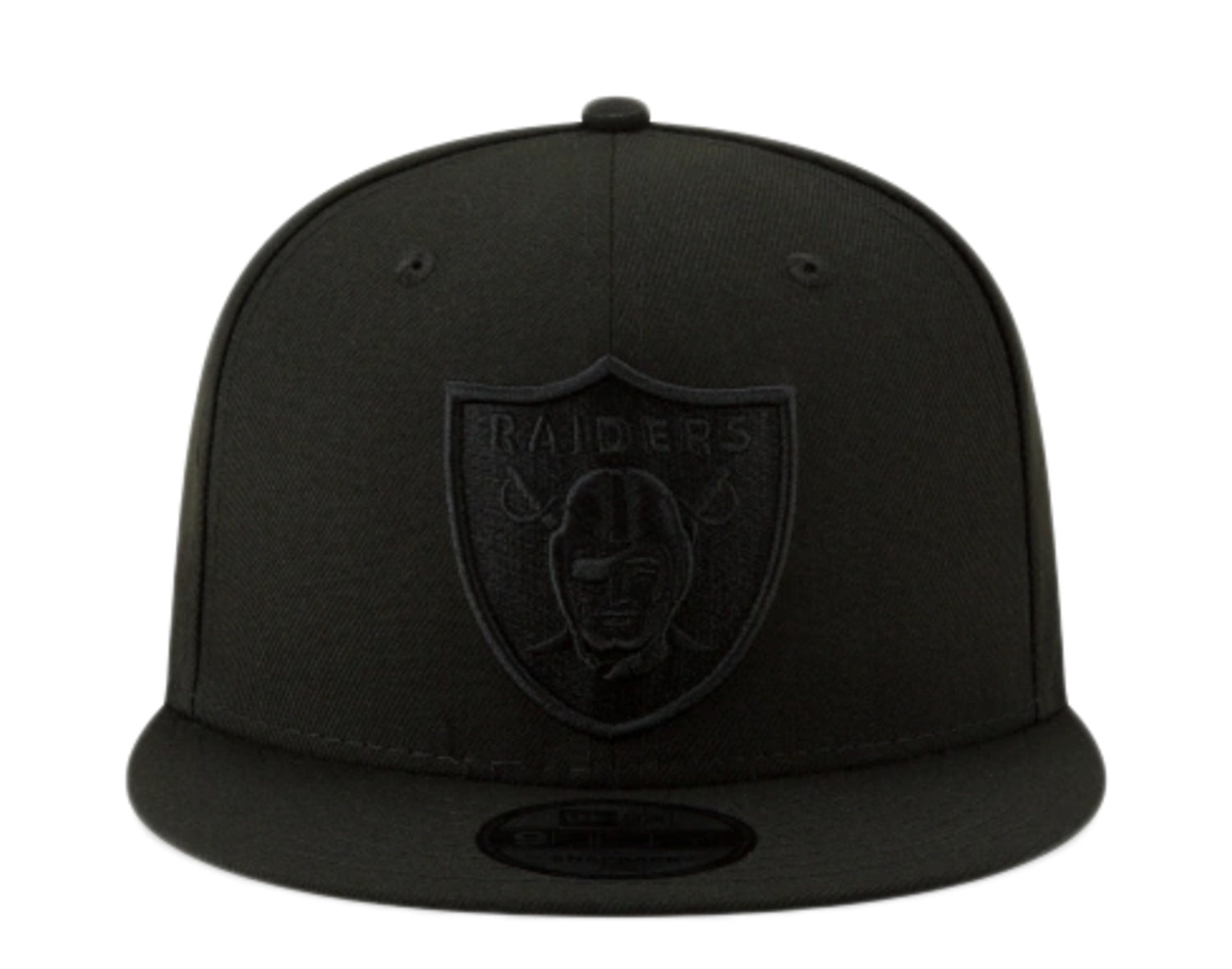 New Era 9Fifty NFL Las Vegas Raiders Black on Black Basic Snapback Hat