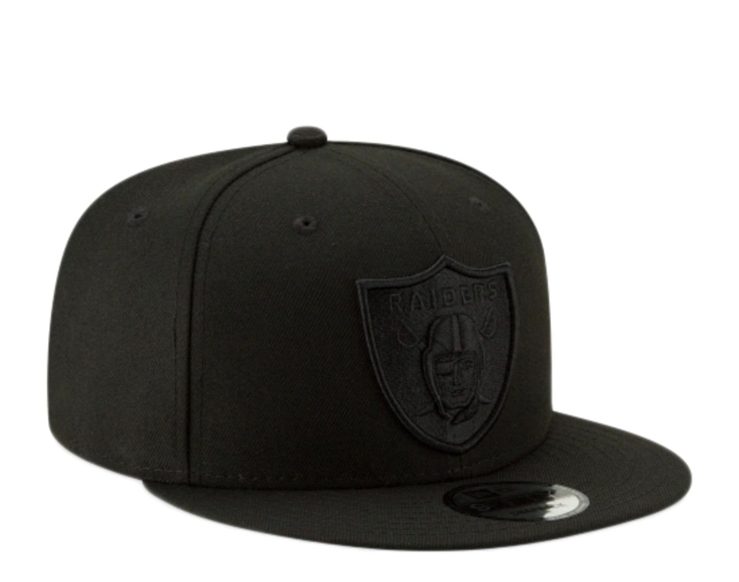 New Era 9Fifty NFL Las Vegas Raiders Black on Black Basic Snapback Hat