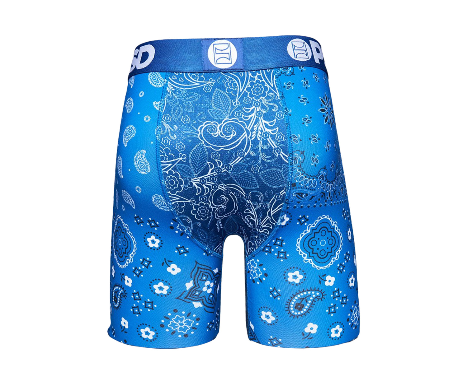 PSD Hyper Blue Bandana Boxer Briefs Men's Underwear