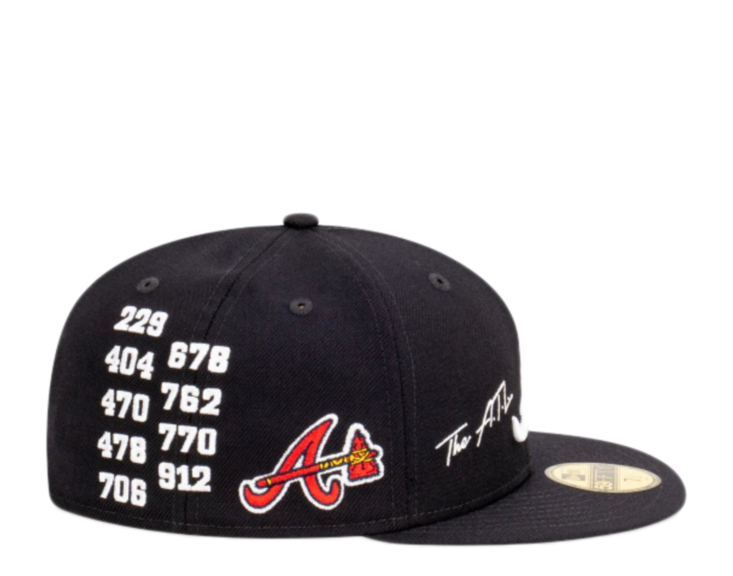 New Era 59Fifty MLB Atlanta Braves The Icon-Area Code Fitted Hat