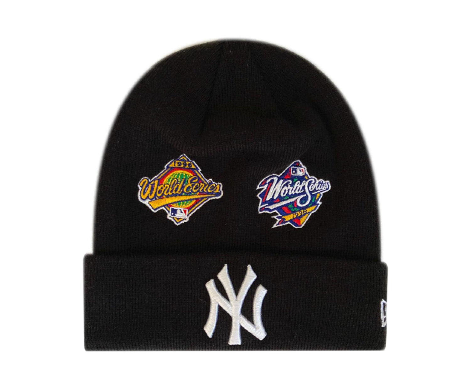 New Era MLB New York Yankees World Series Patches Knit Cuff Beanie