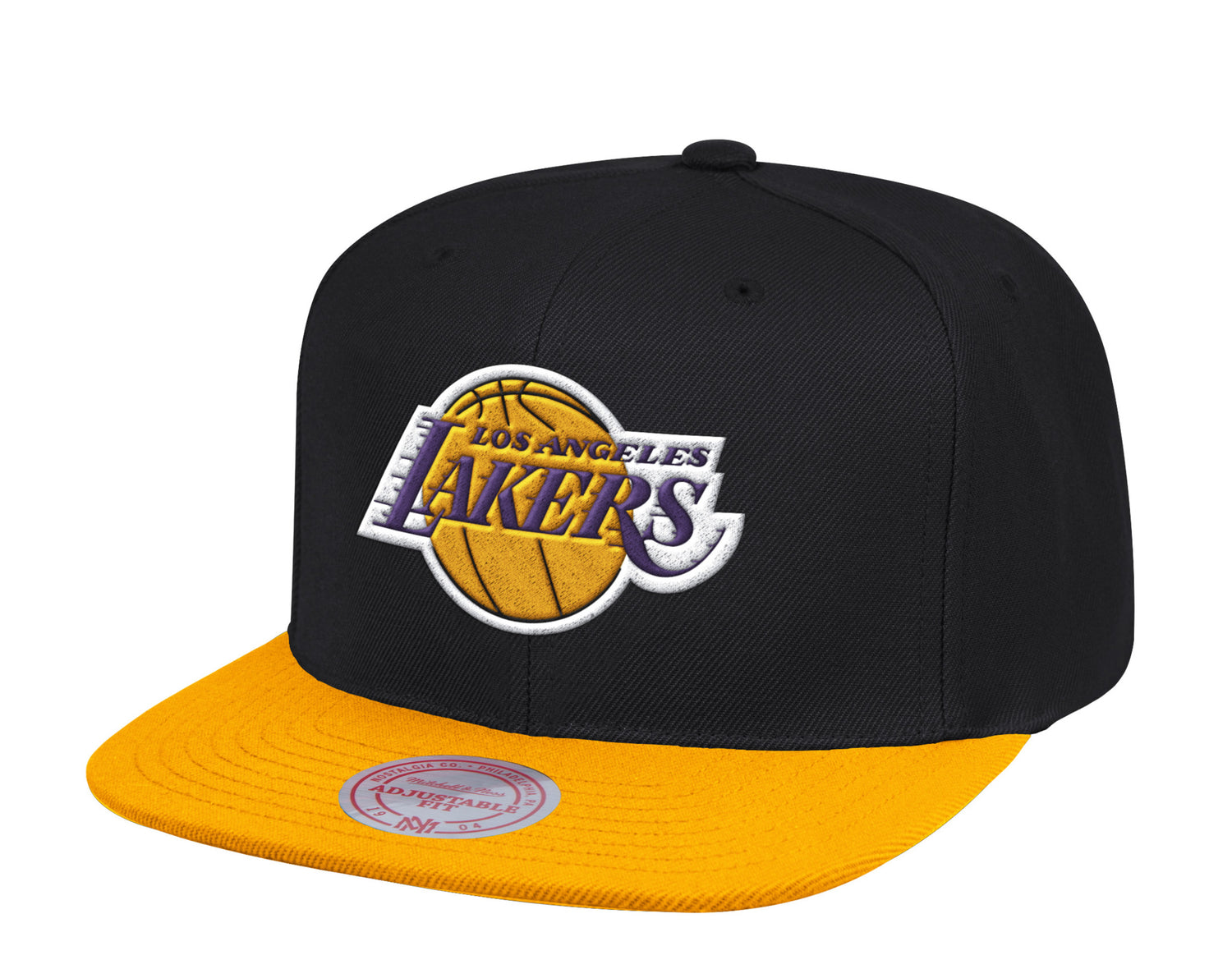 Mitchell & Ness 2 Tone HWC Classic Los Angeles Lakers Snapback Hat