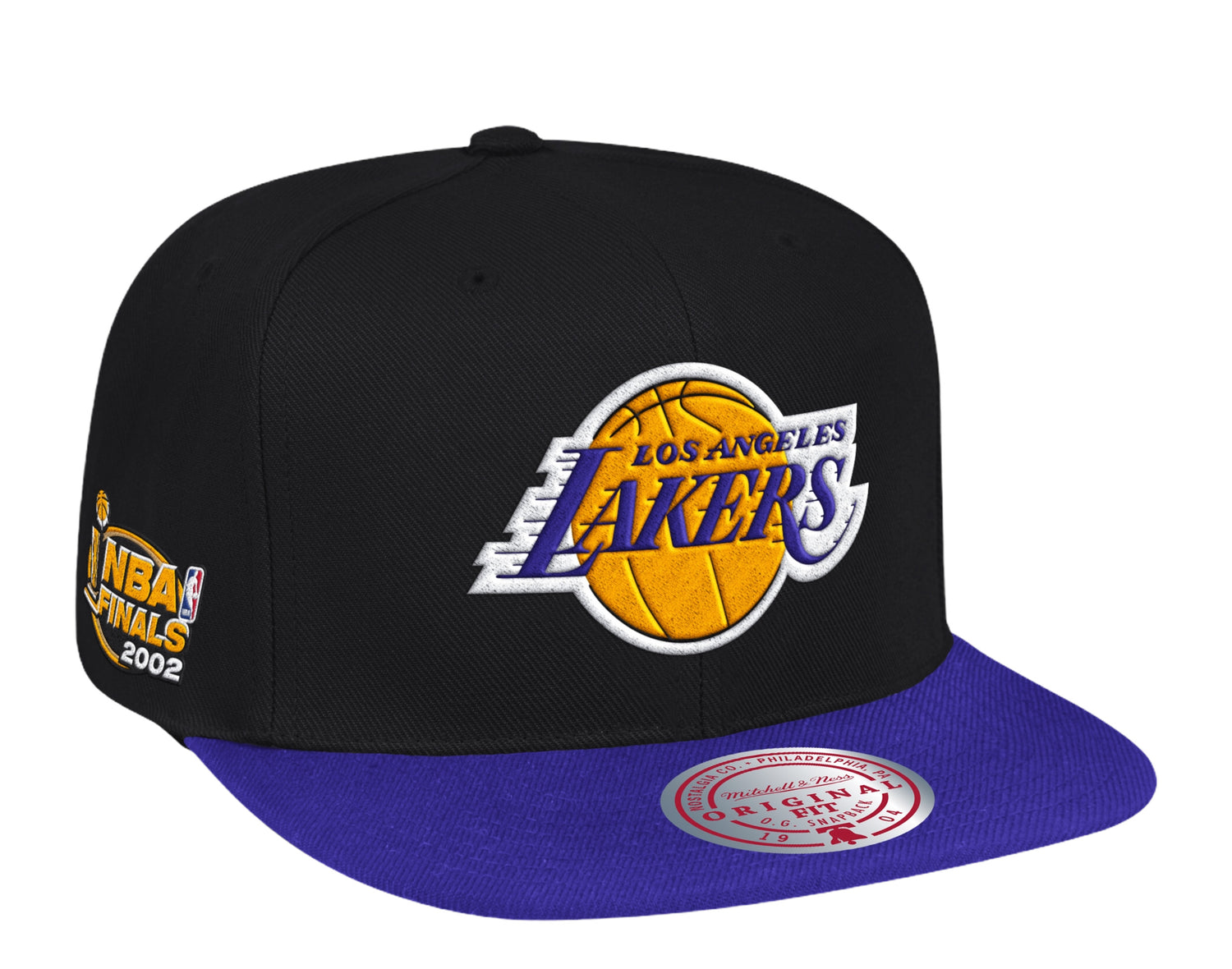 Mitchell & Ness NBA Los Angeles Lakers HWC 2002 Finals Patch Snapback Hat