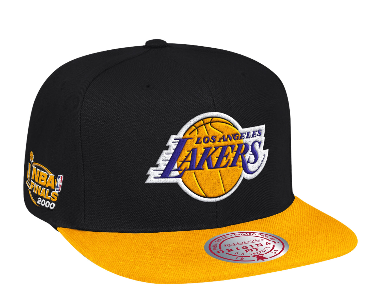 Mitchell & Ness NBA Los Angeles Lakers HWC 2000 Finals Patch Snapback Hat