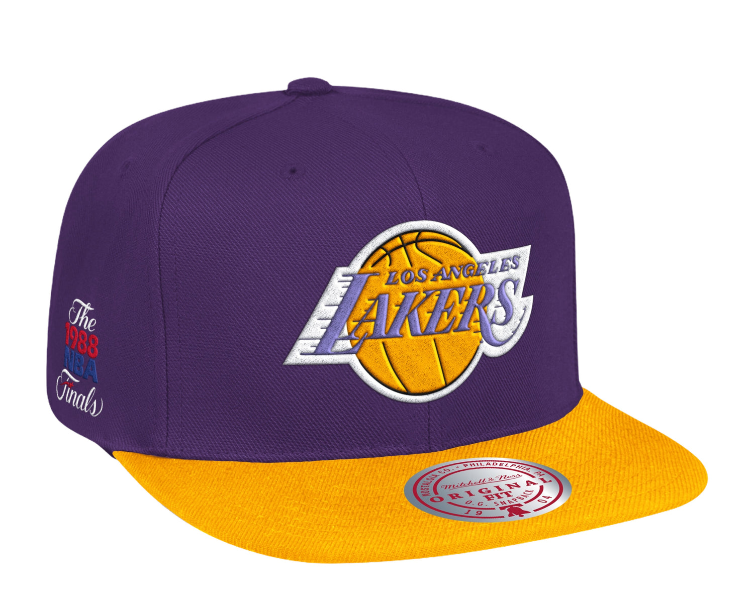 Mitchell & Ness NBA Los Angeles Lakers HWC 1988 Finals Patch Snapback Hat