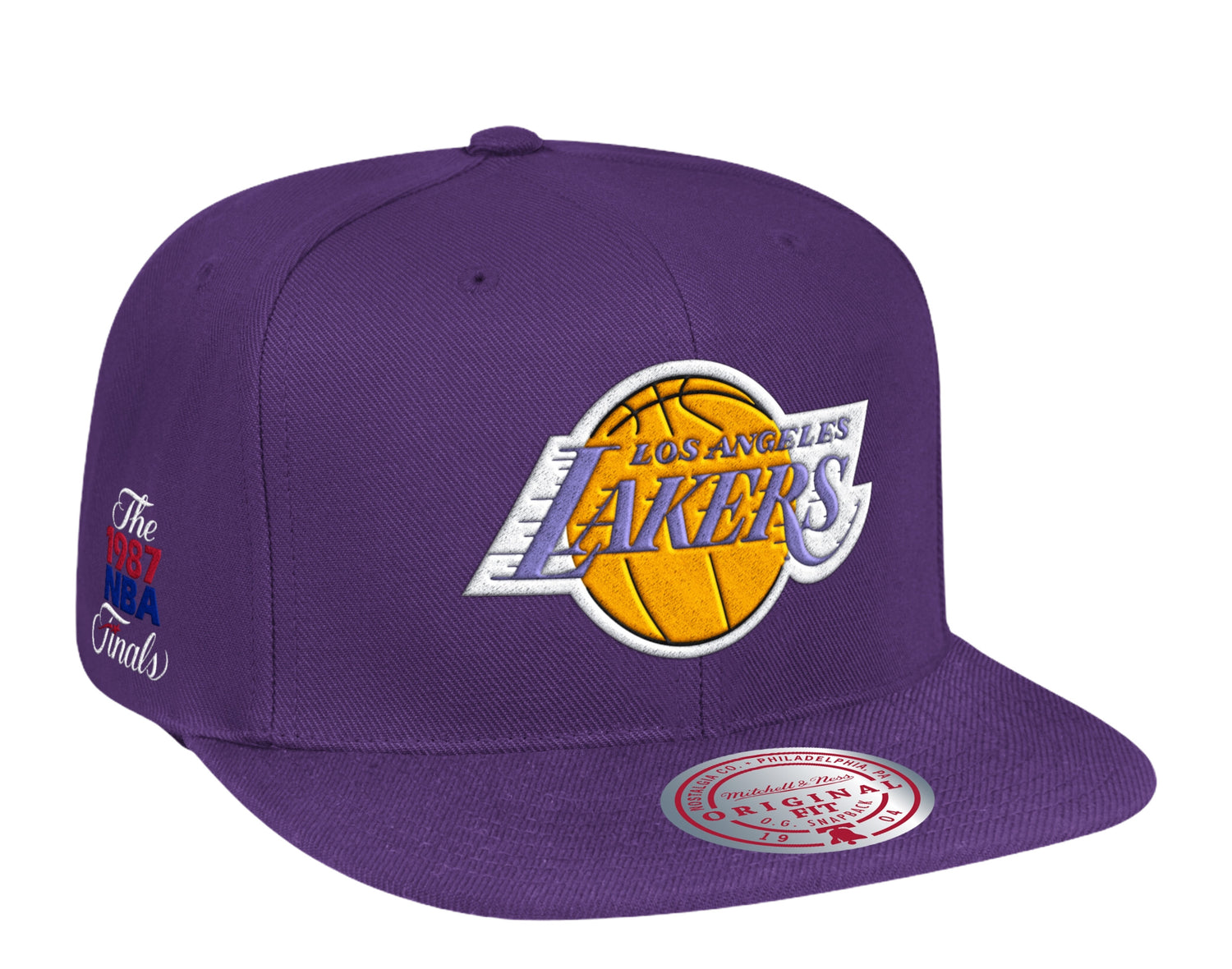 Mitchell & Ness NBA Los Angeles Lakers HWC 1987 Finals Patch Snapback Hat