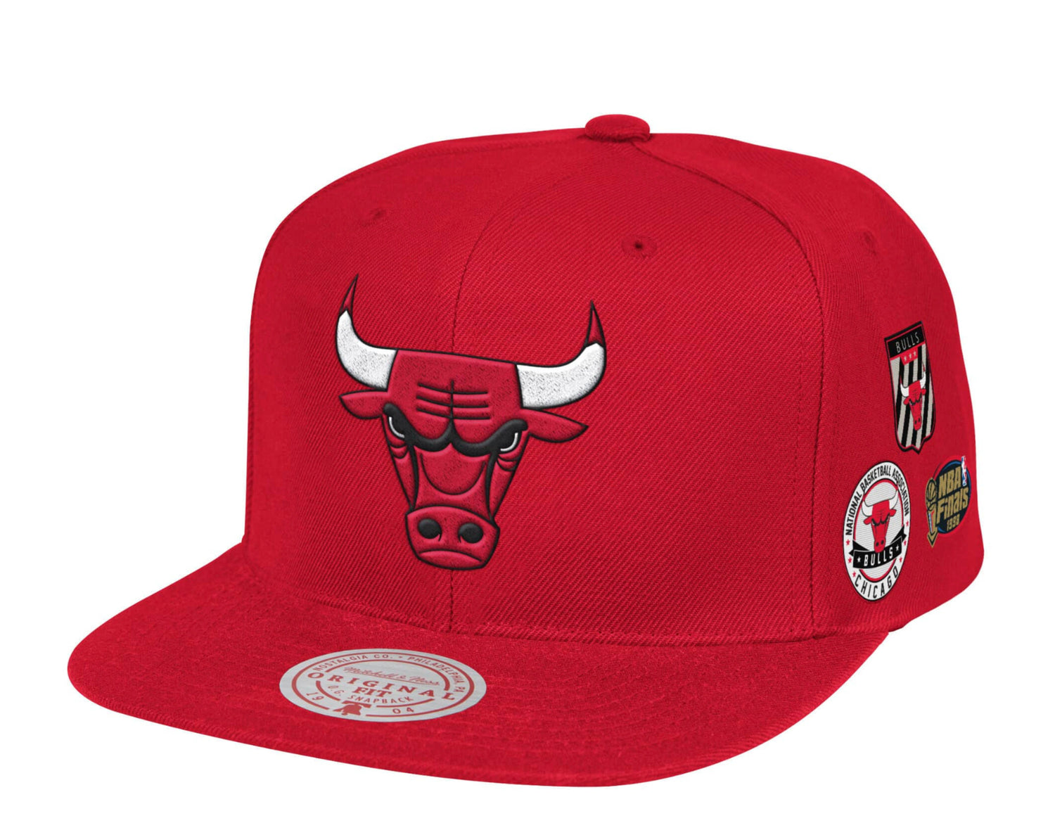 Mitchell & Ness NBA Chicago Bulls HWC Finals Snapback Hat W/Blue Undervisor