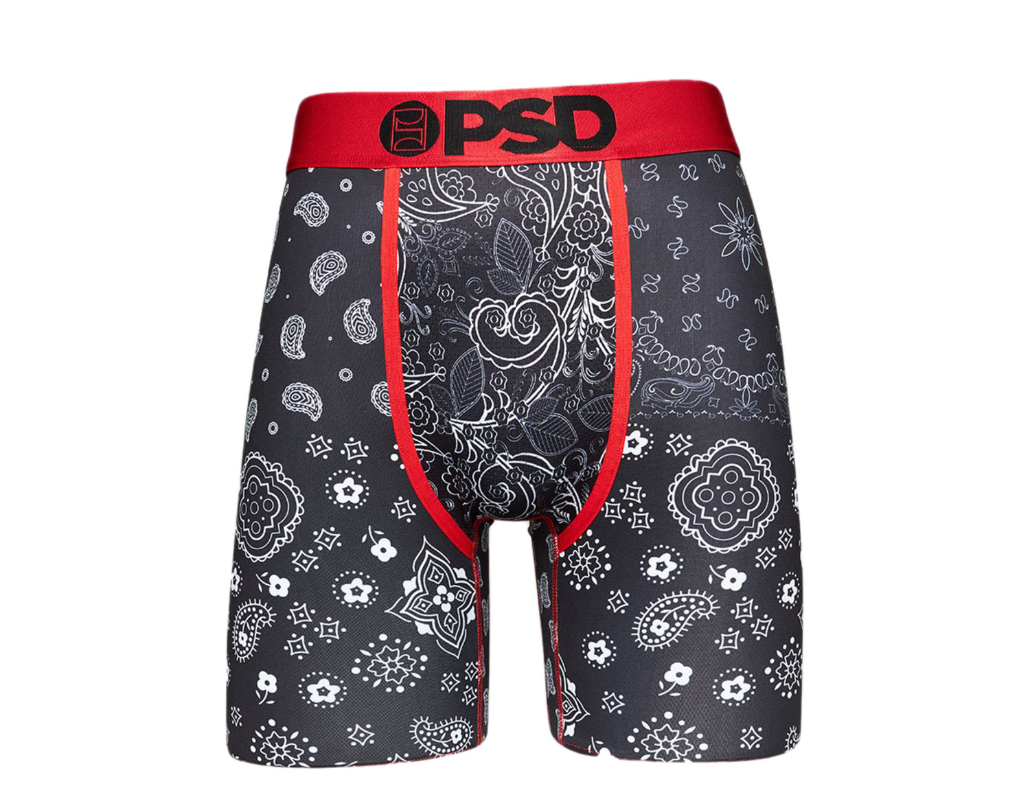 PSD Black Hype Bandana Boxer Briefs Men's Underwear