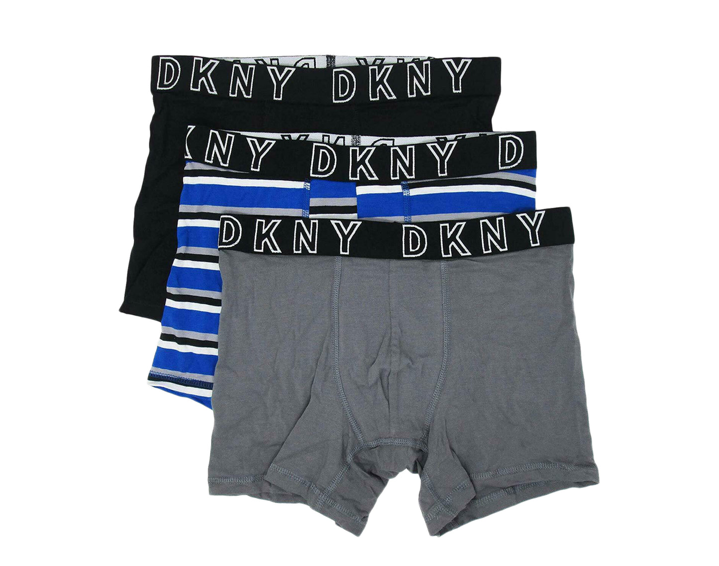 DKNY Classic Cotton Stretch Boxer Briefs Men's Underwear - 3-Pack