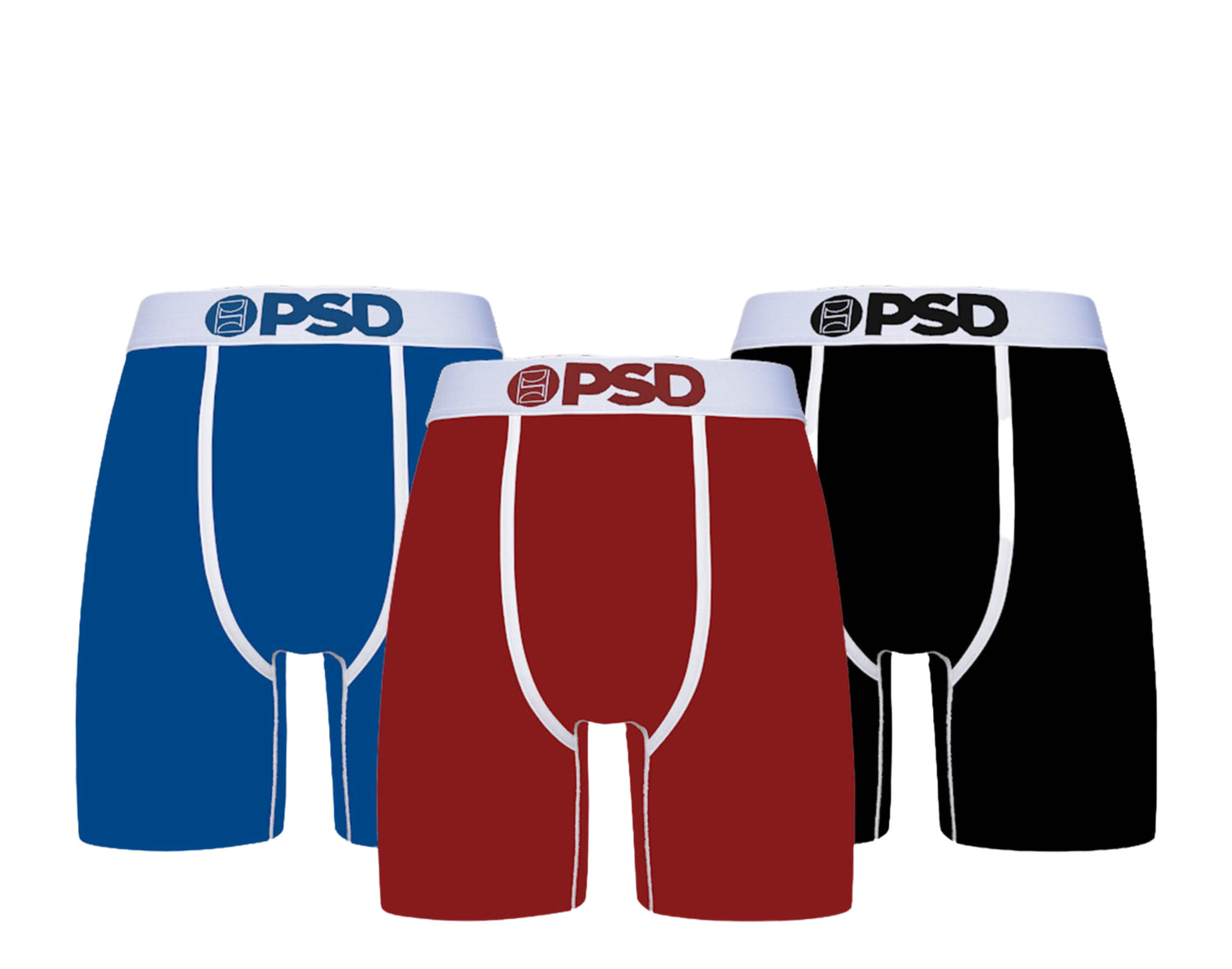 PSD 7" Cotton 3-Pack Boxer Briefs Men's Underwear